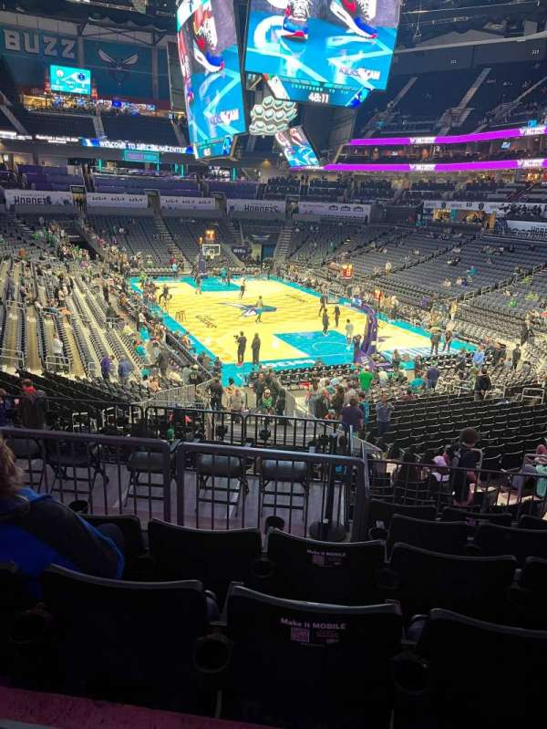 Spectrum Center, section: 102, row: X, seat: 13