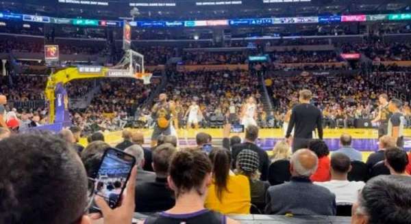 Crypto.com Arena, section: 102, row: 3, seat: 5