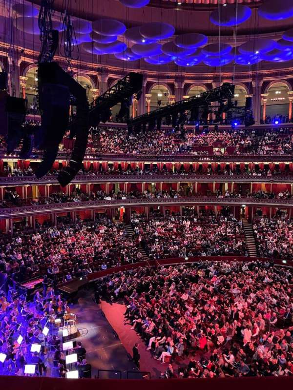 Royal Albert Hall, section: Second Tier 7, row: 1, seat: 7