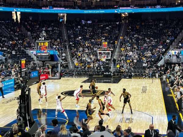 Chase Center, section: 121, row: 10, seat: 6