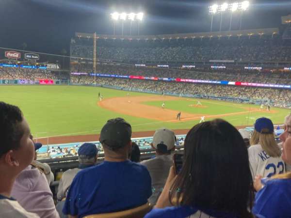 Dodger Stadium, section: 249 Club, row: D, seat: 1