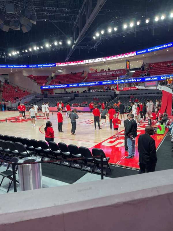 Fertitta Center, section: 110, row: 1, seat: 8