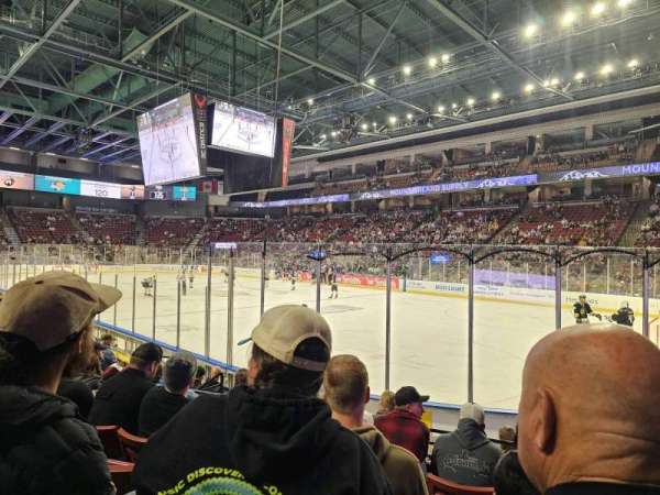 Maverik Center, section: 117, row: 8, seat: 7