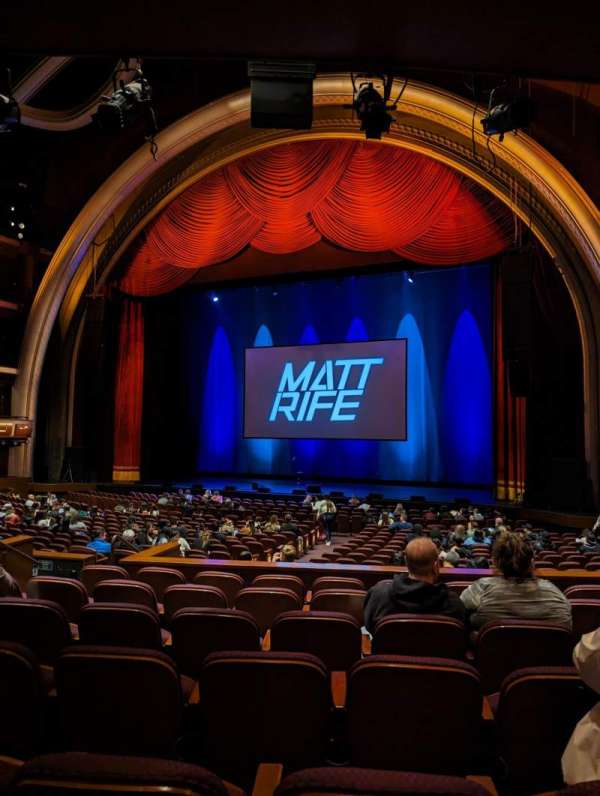 Dolby Theatre, section: Parterre R, row: G, seat: 13