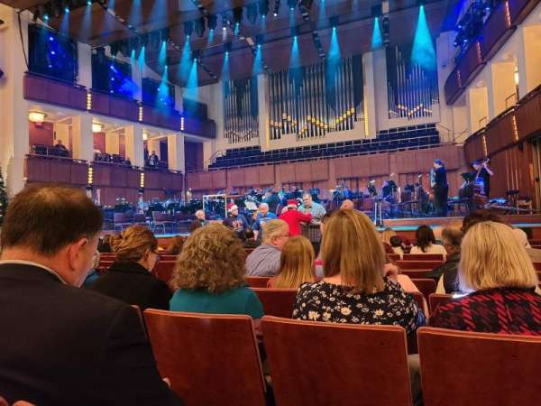 The Kennedy Center Concert Hall, section: Orchestra Front R, row: K, seat: 8
