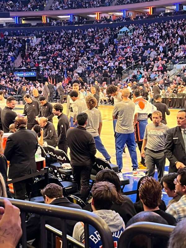 Madison Square Garden, section: 119, row: 2, seat: 13