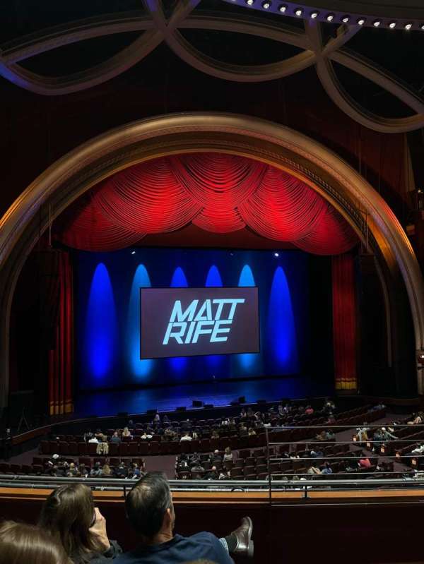 Dolby Theatre, section: Mezzanine 1L, row: C, seat: 1
