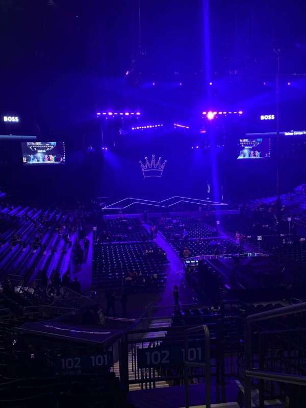 Spectrum Center, section: 102, row: Z, seat: 1