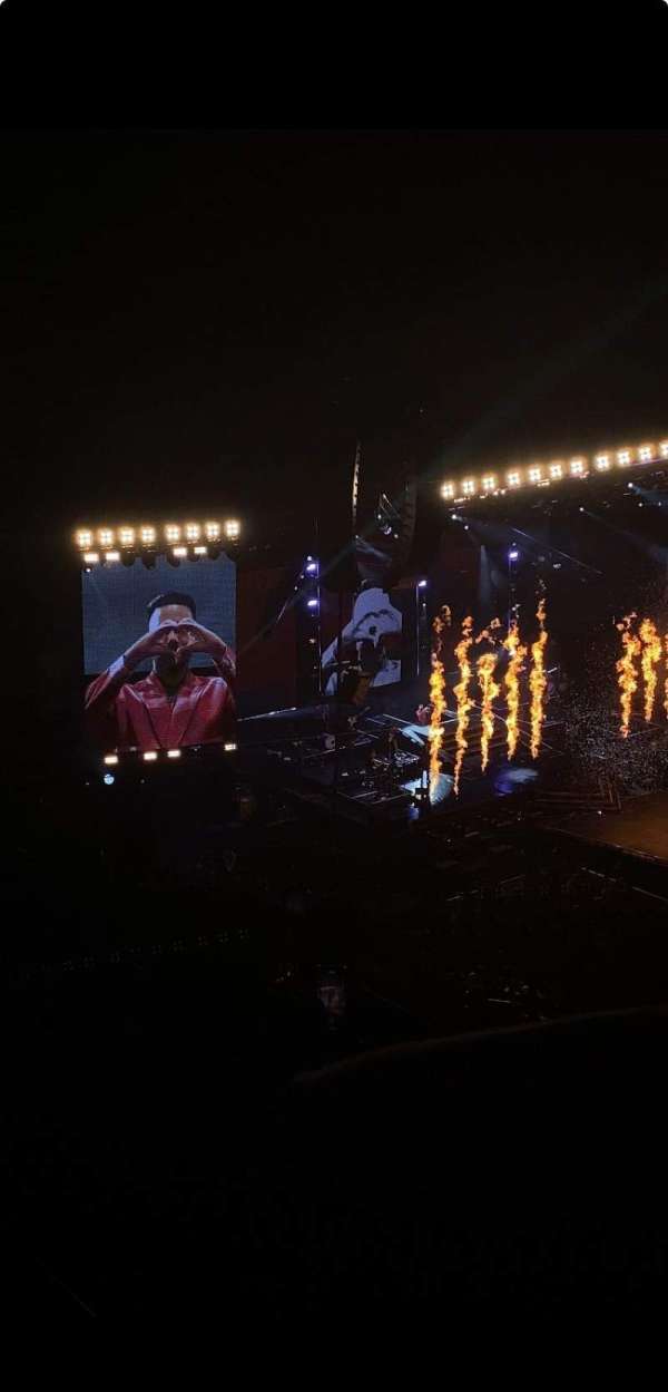 Spectrum Center, section: 207, row: G, seat: 6