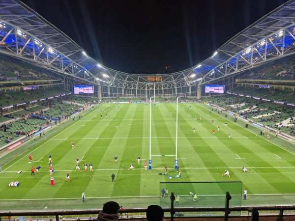 Aviva Stadium, section: 515, row: D, seat: 21