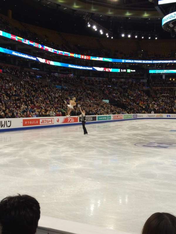 TD Garden, section: 6, row: 3
