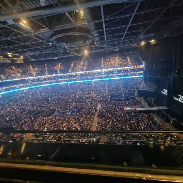 The O2, London, section: 420, row: A, seat: 942