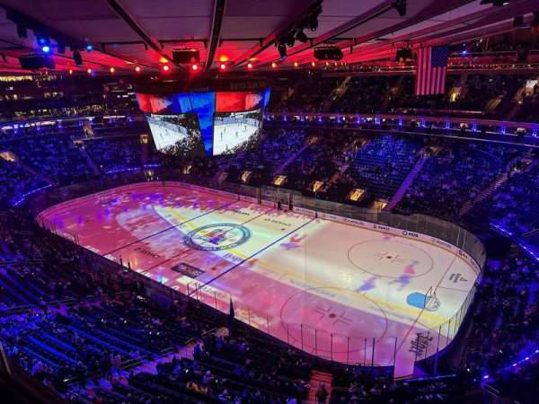 Madison Square Garden, section: 316, row: 1, seat: 12