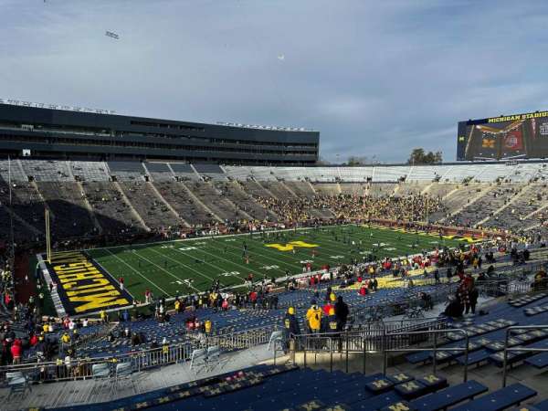 Michigan Stadium, section: 5, row: 73, seat: 3