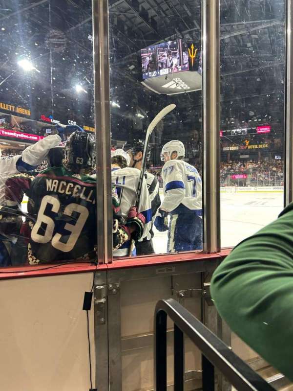 Mullett Arena, section: 114, row: B, seat: 7