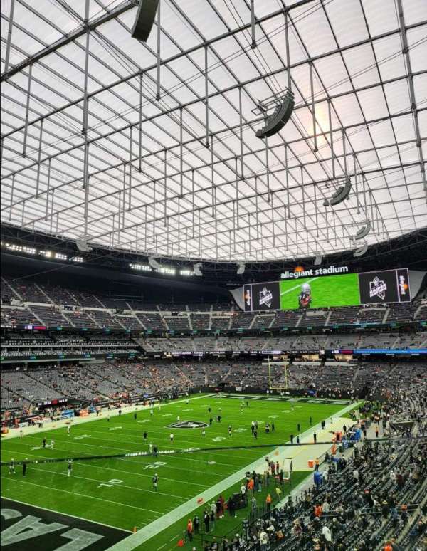 Allegiant Stadium, section: 244, row: 1, seat: 10