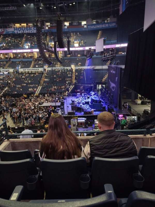 Paycom Center, section: 221, row: D, seat: 5