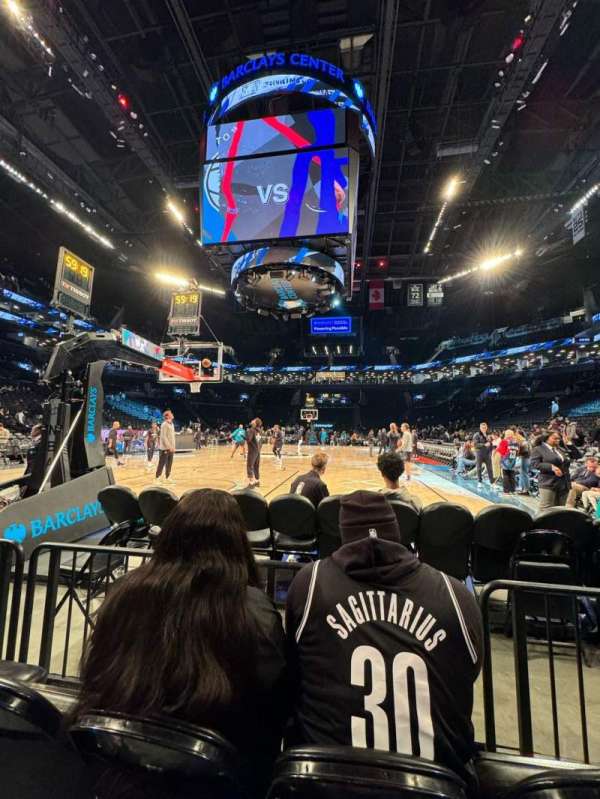 Barclays Center, section: 31, row: B, seat: 7