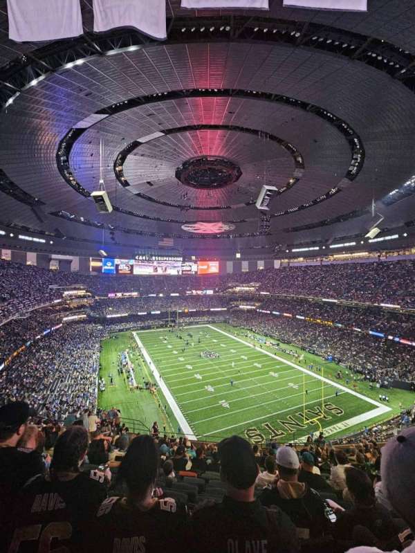 Caesars Superdome, section: 605, row: 20, seat: 12