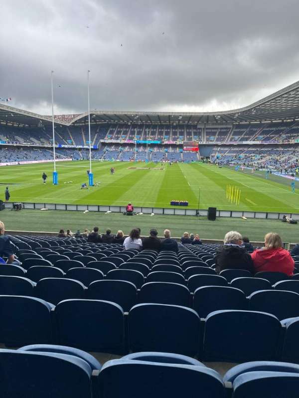 Murrayfield Stadium, section: N5, row: Y, seat: 9