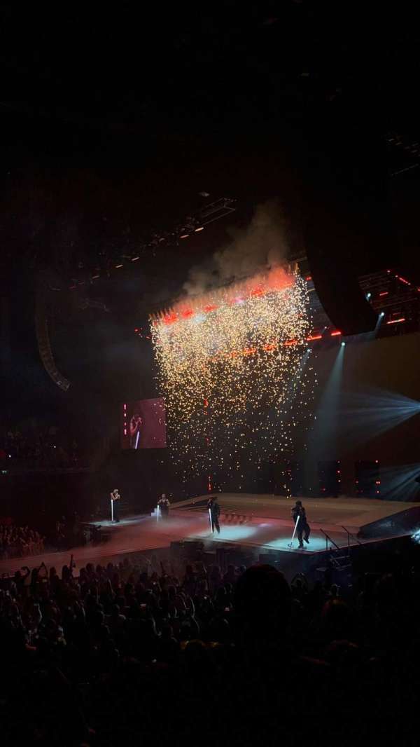 The O2, London, section: 112, row: M
