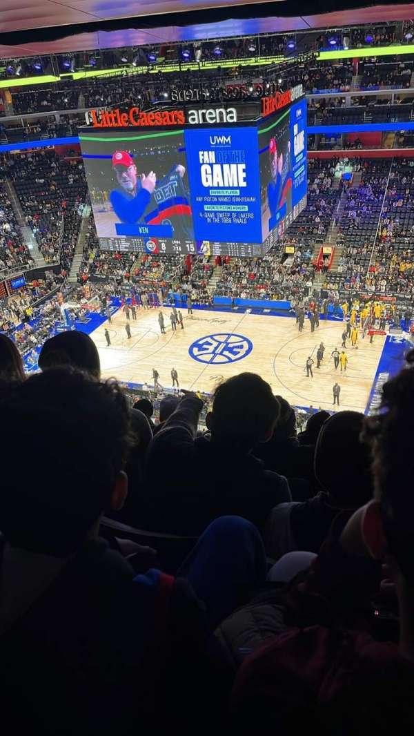 Little Caesars Arena, section: 210, row: 7, seat: 6