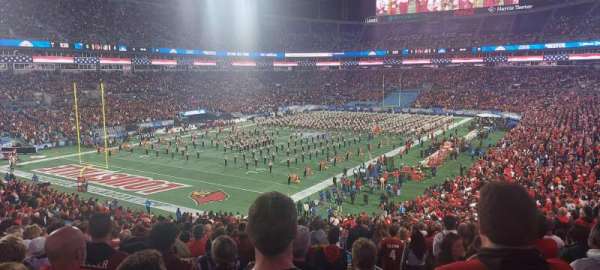 Bank of America Stadium, section: 253, row: 18, seat: 2