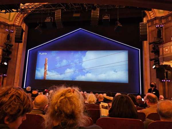 Booth Theatre, section: Orchestra C, row: K, seat: 116