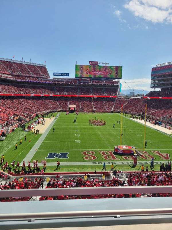 Levi's Stadium, section: 204, row: 1, seat: 14