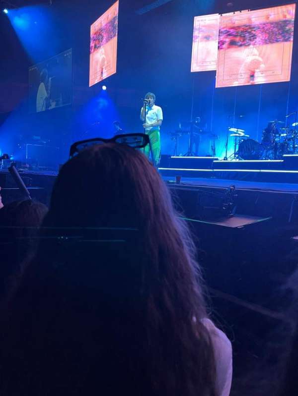 Mohegan Sun Arena, section: Floor 1, row: 1, seat: 11