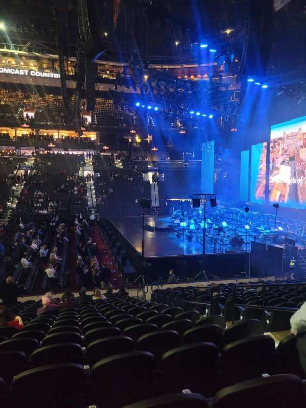 Xfinity Mobile Arena, section: 114, row: 17, seat: 16
