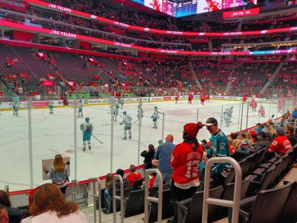 Little Caesars Arena, section: 113, row: 8, seat: 2
