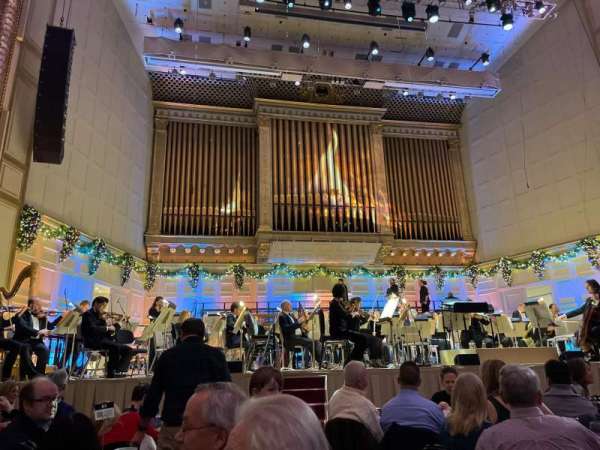 Symphony Hall, Boston, section: Table 1, row: F