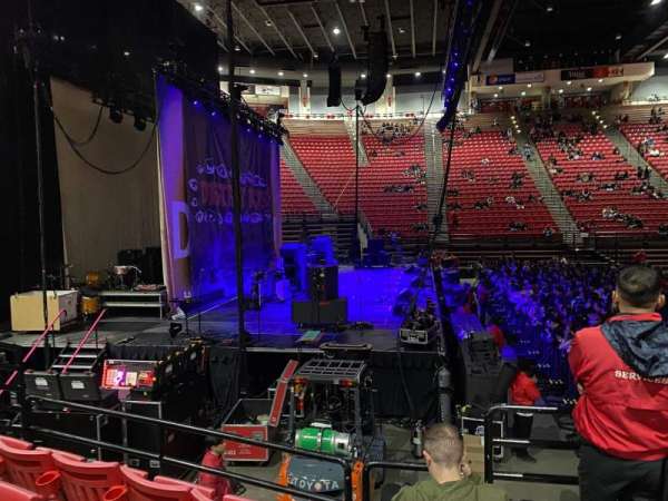 Viejas Arena, section: P, row: 9, seat: 1