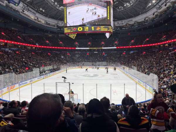 Rogers Arena, section: 111, row: 17, seat: 102