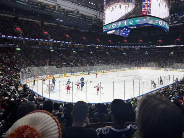 Rogers Arena, section: 120, row: 16, seat: 107
