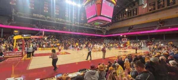 Williams Arena, section: 217, row: 4, seat: 19