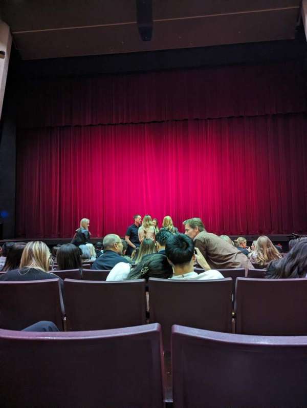 William Saroyan Theatre, section: ORCH, row: J, seat: 23