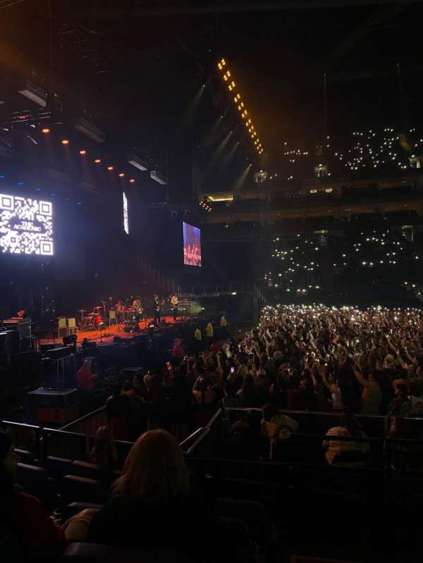 The O2, London, section: 101, row: H, seat: 25