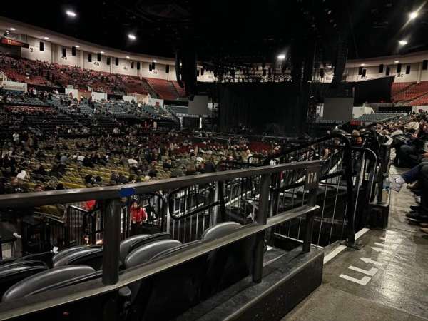 Pechanga Arena, section: L17A, row: 1, seat: 4,5