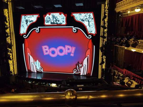 CIBC Theatre, section: Mezzanine RC, row: A, seat: 318
