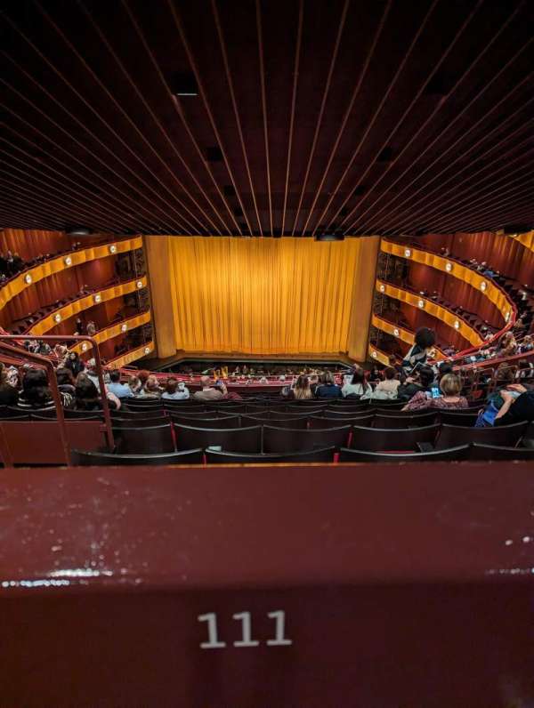 Metropolitan Opera House - Lincoln Center, section: Standing, row: X, seat: 111