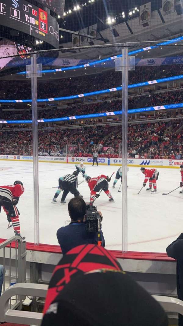 United Center, section: 108, row: 4, seat: 10