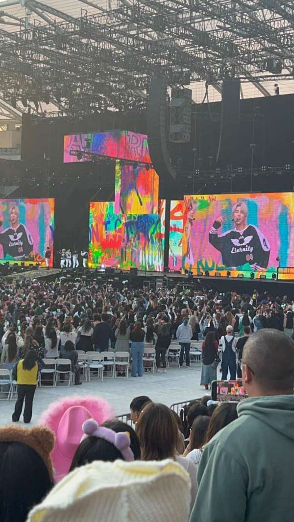 BMO Stadium, section: Figueroa Club A, row: J, seat: 6