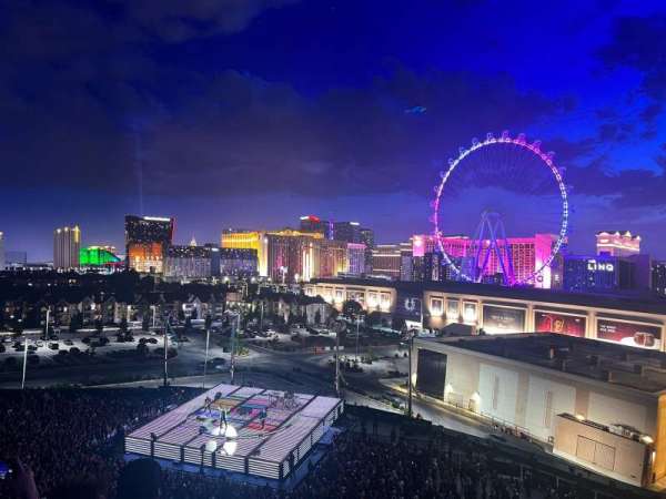 The Sphere, Vegas, section: 208, row: 12