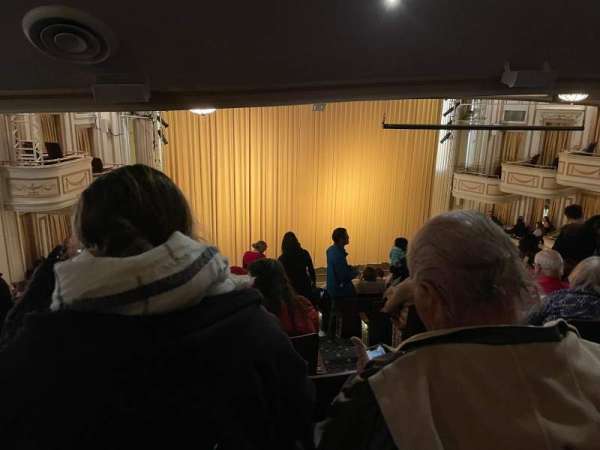 Shubert Theater, New Haven, section: Mezzanine, row: L, seat: 3