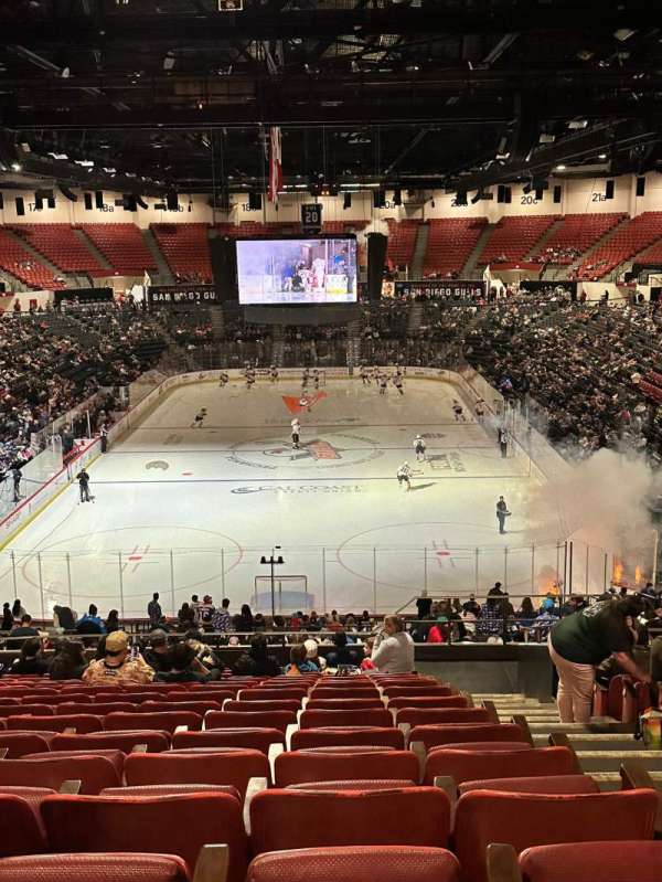 Pechanga Arena, section: T7, row: 17, seat: 2