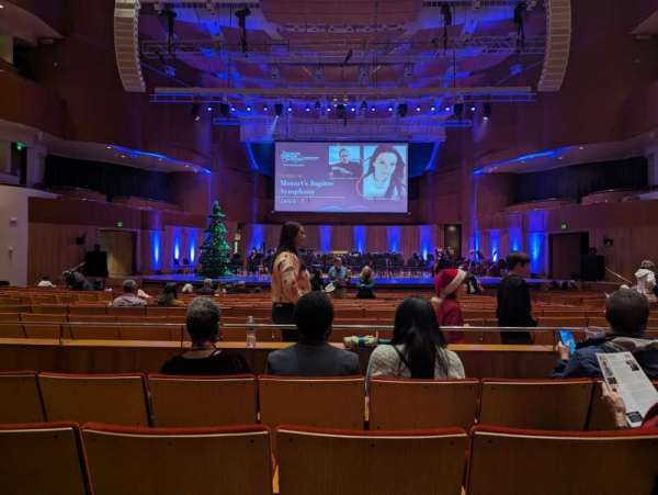 Joseph Meyerhoff Symphony Hall, section: Orchestra C, row: V, seat: 109