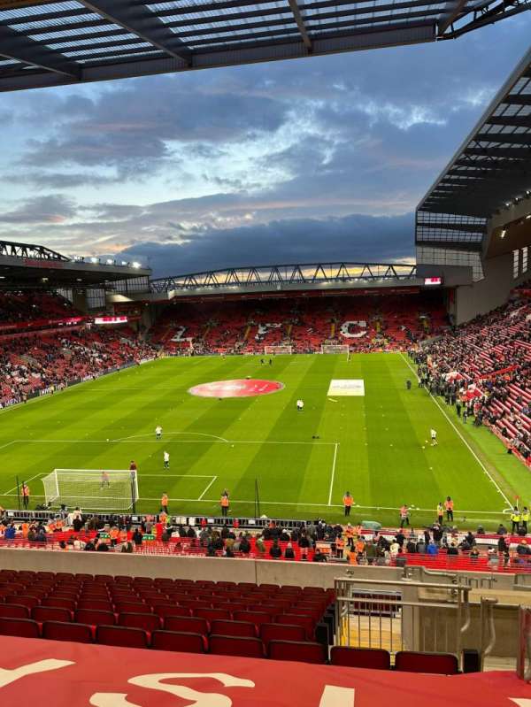 anfield, section: Au6, row: 14, seat: 163