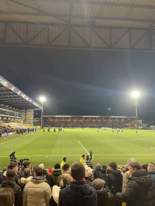 Vale Park, section: BF3A, row: P, seat: 122